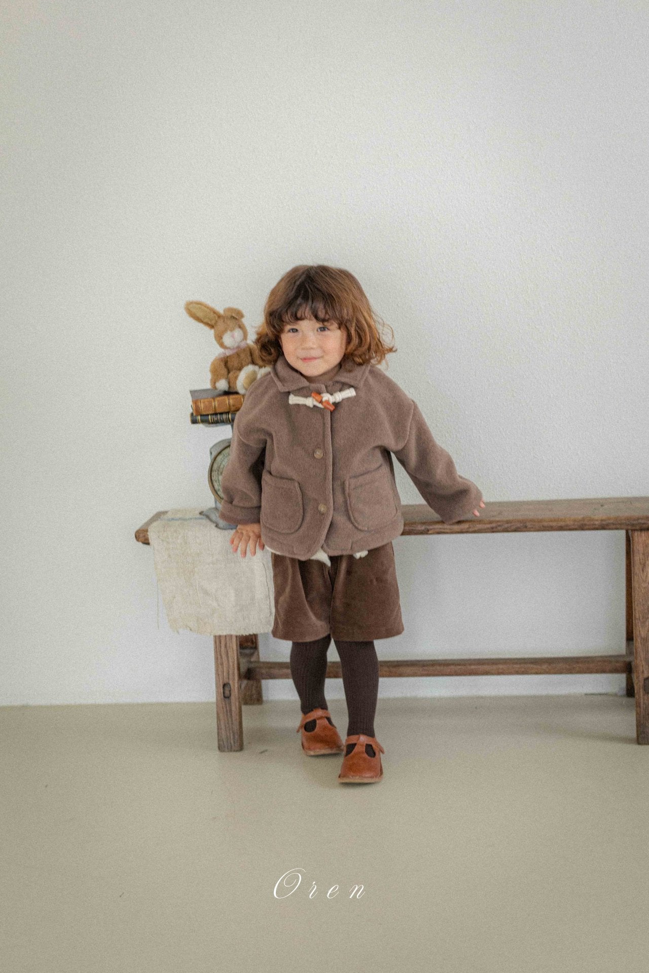 ［OREN］Lion fleece jacket