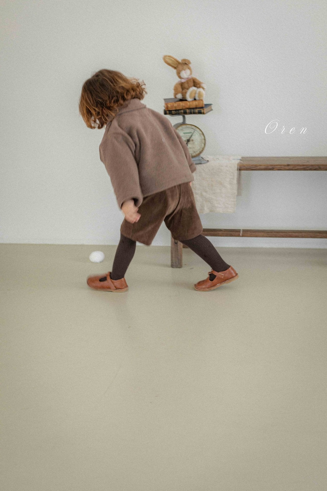 ［OREN］Lion fleece jacket