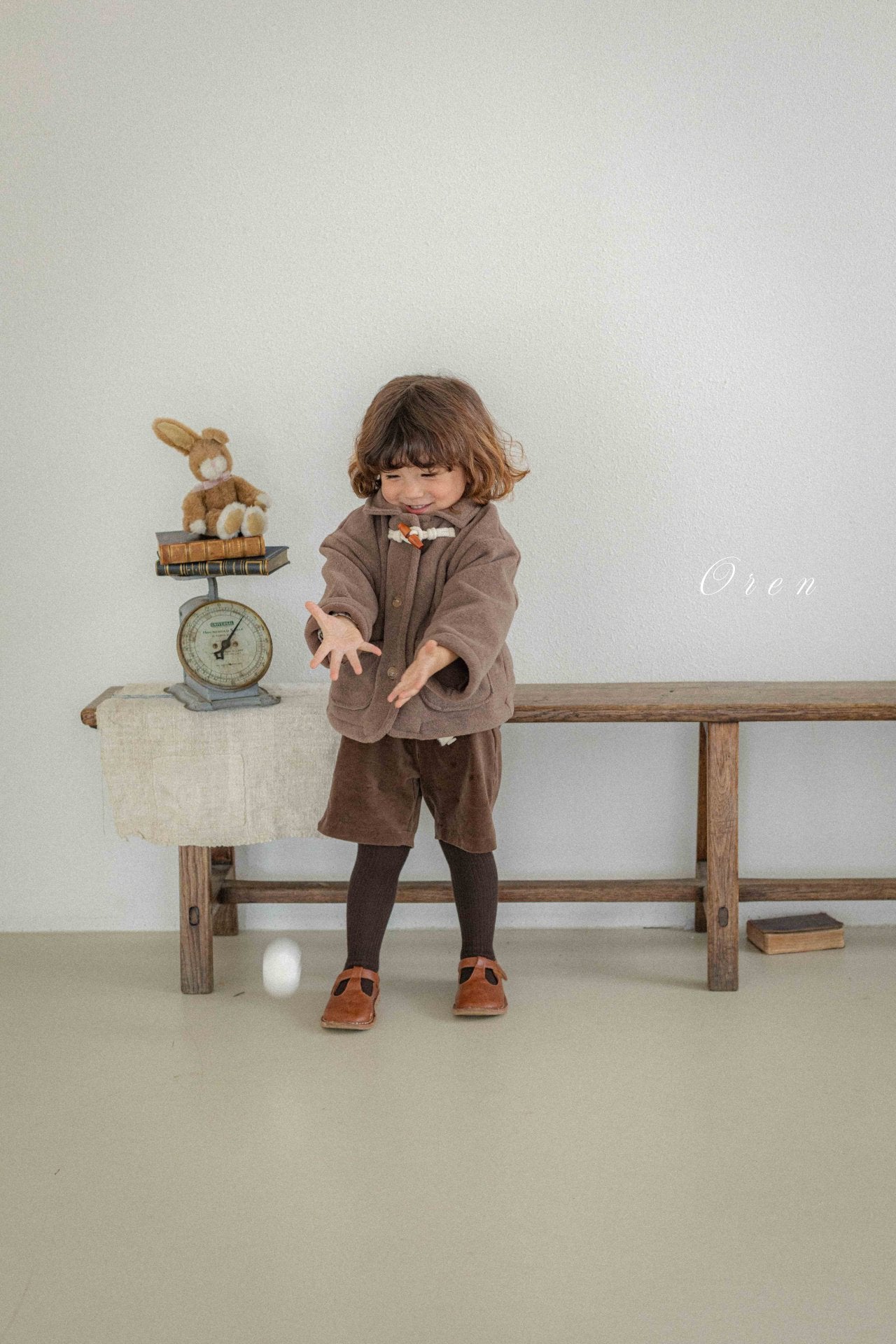 ［OREN］Lion fleece jacket