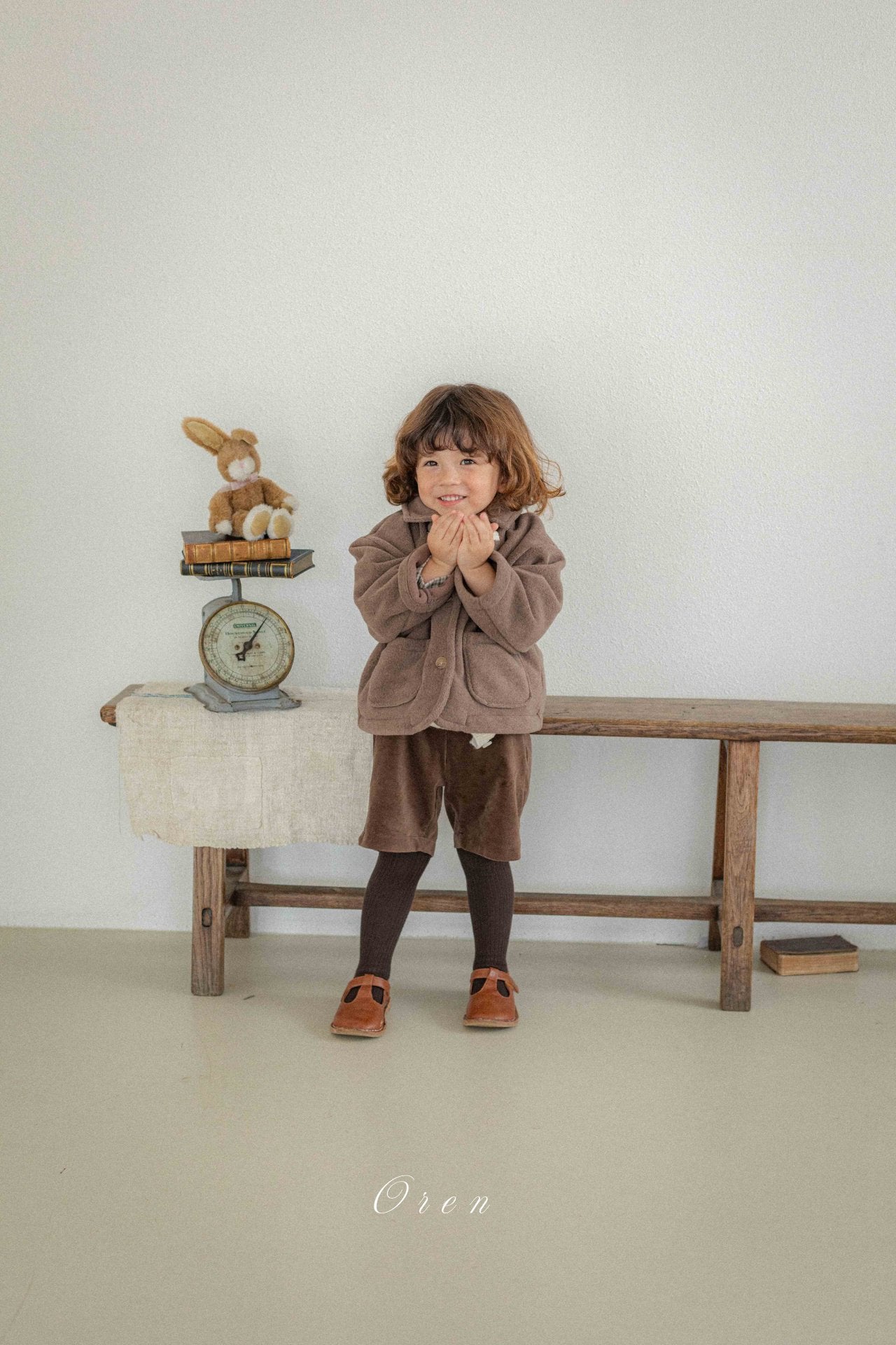 ［OREN］Lion fleece jacket