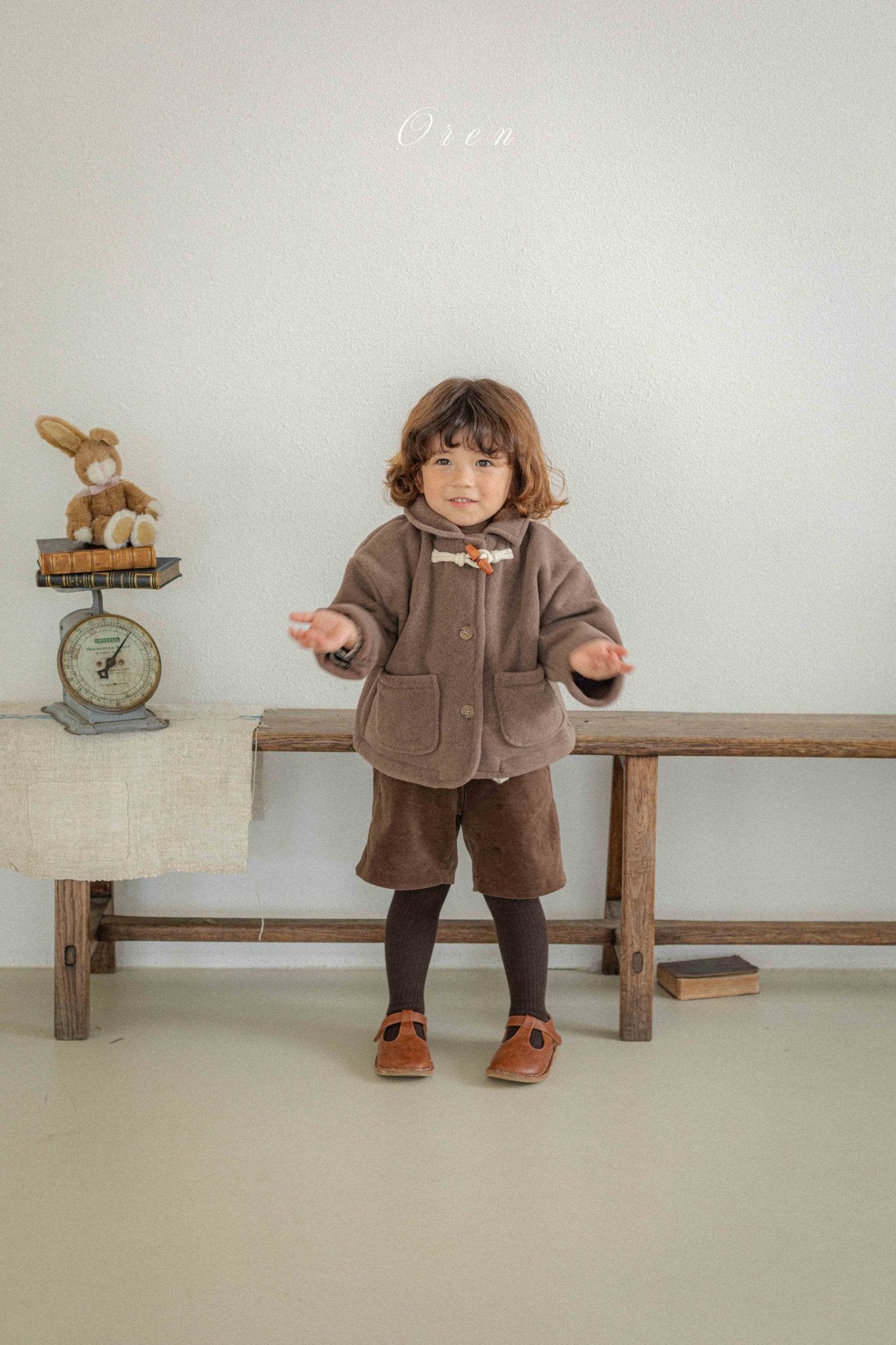 ［OREN］Lion fleece jacket