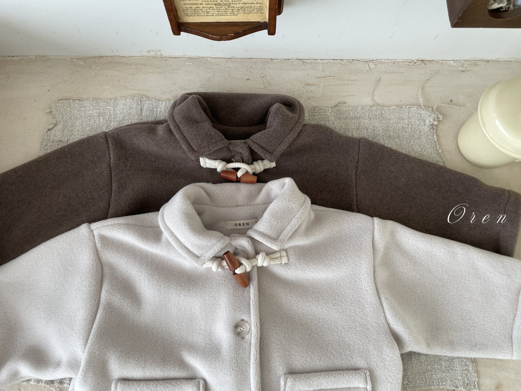 ［OREN］Lion fleece jacket