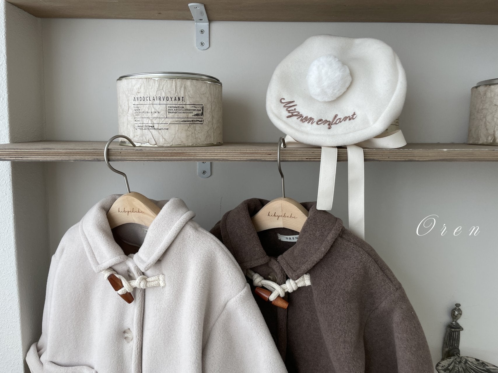 ［OREN］Lion fleece jacket