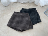 ［OREN］Miel check culotte pants