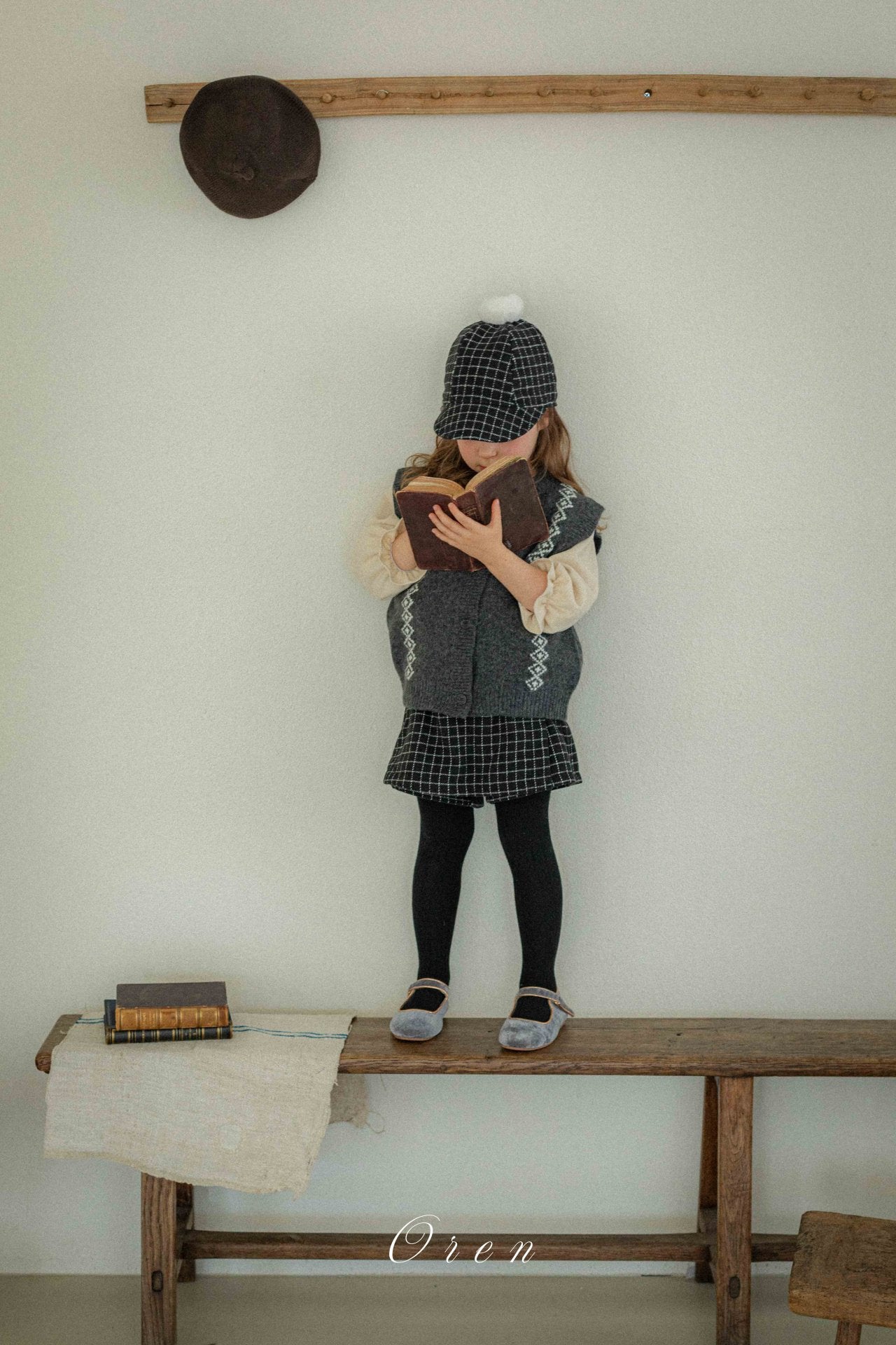 ［OREN］Miel pompom wool cap