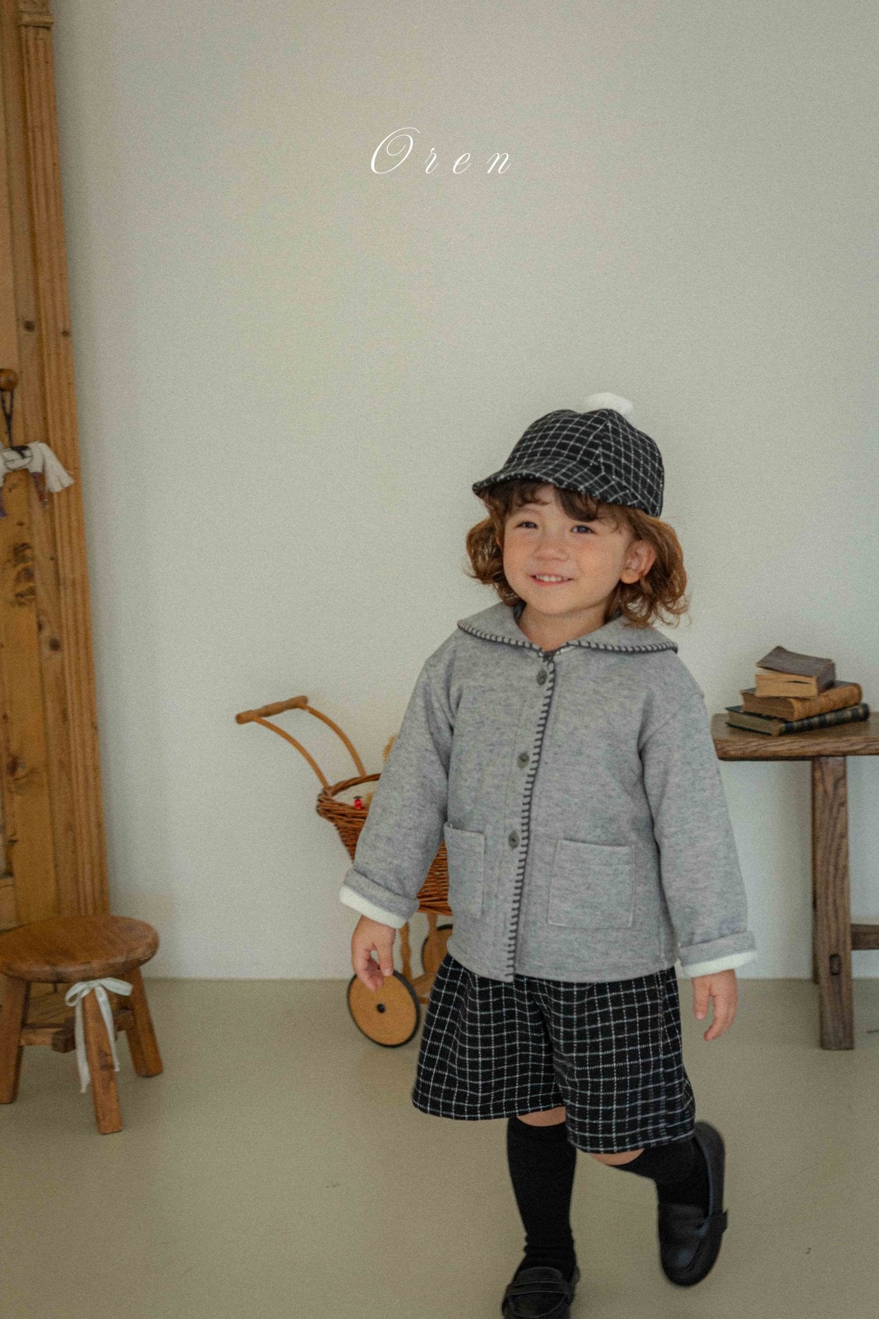 ［OREN］Miel pompom wool cap