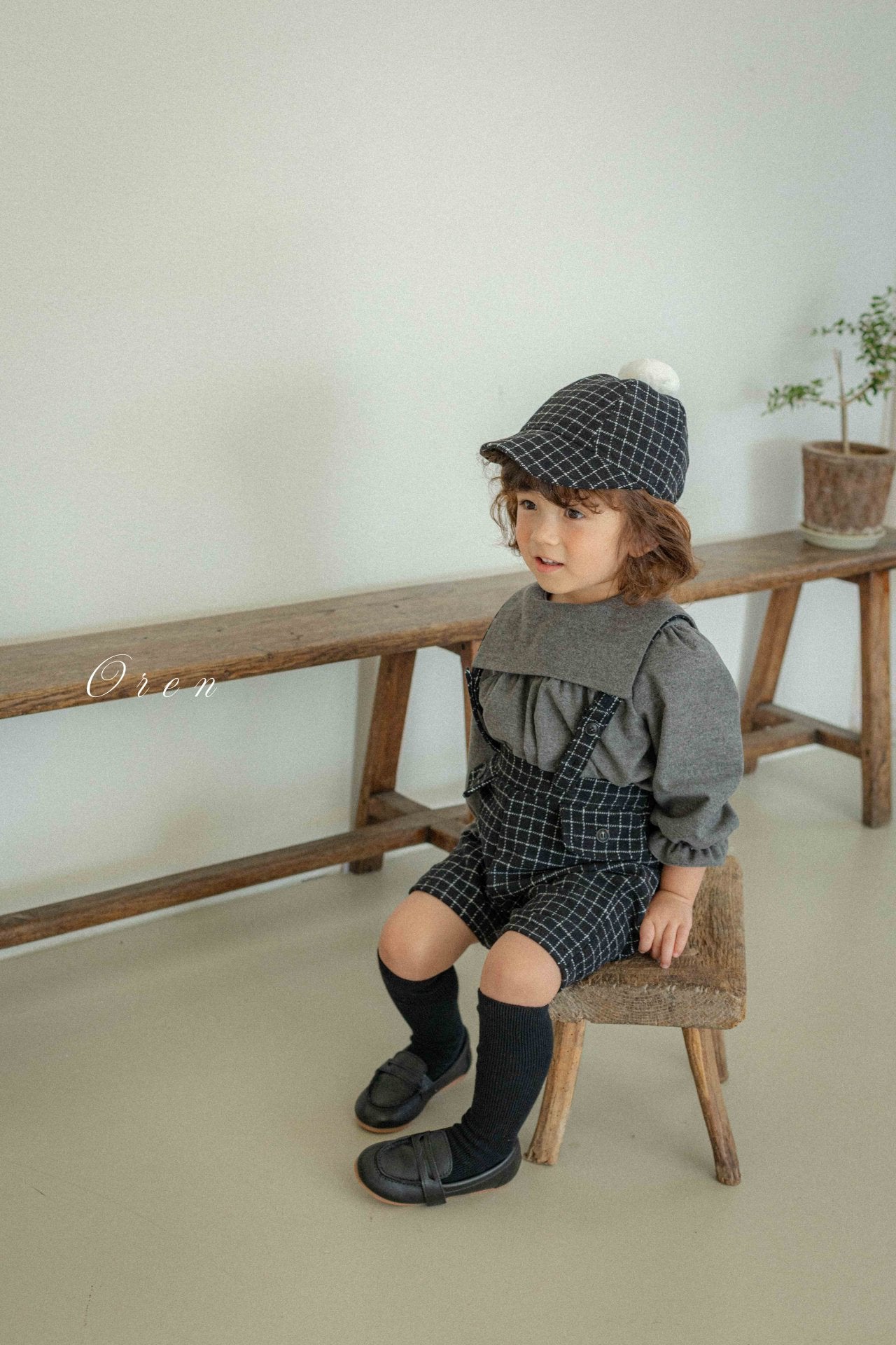 ［OREN］Miel pompom wool cap