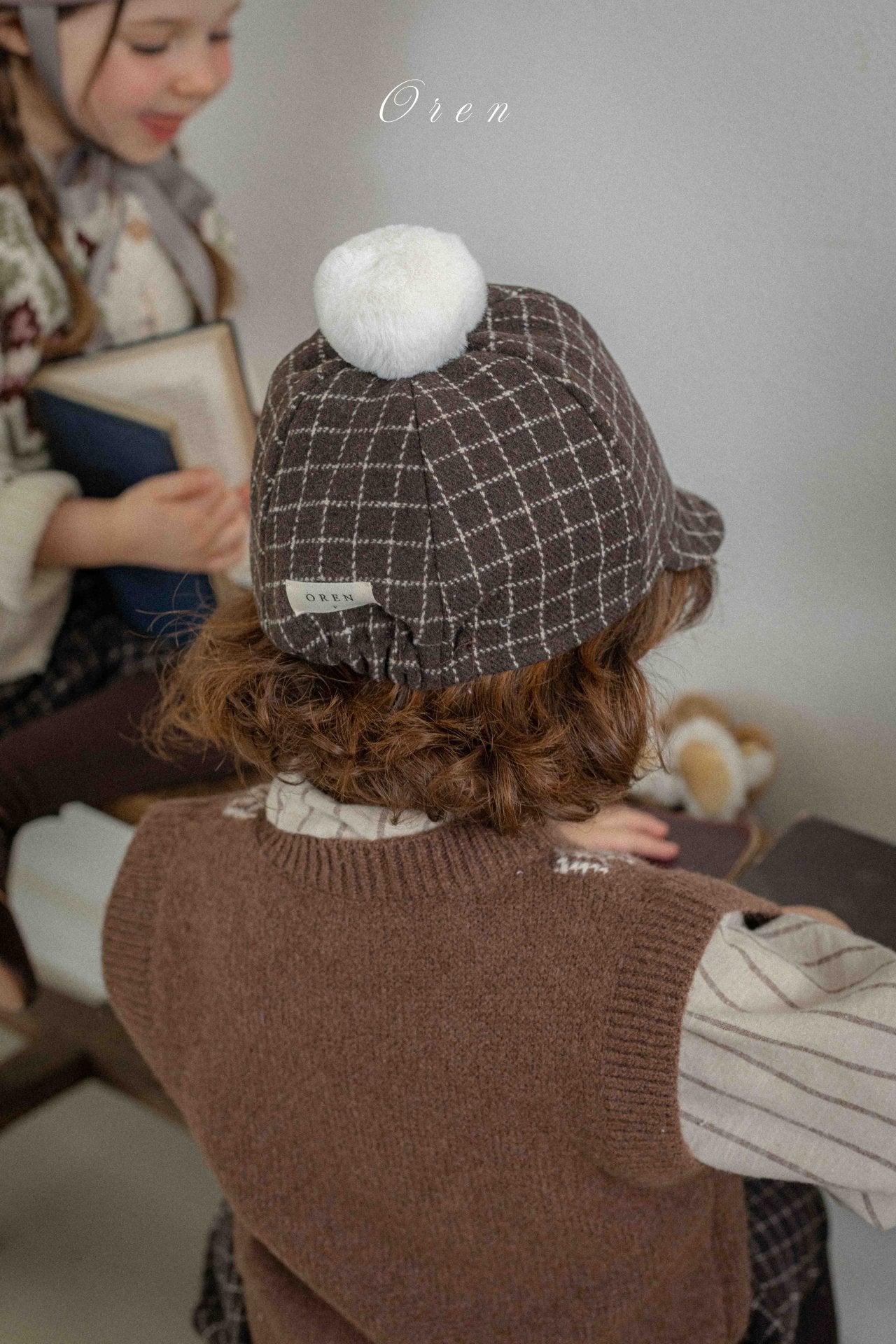 ［OREN］Miel pompom wool cap