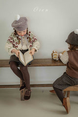 ［OREN］Reversible knit cardigan