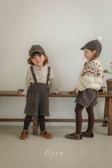 ［OREN］Miel check culotte pants