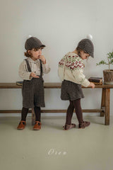 ［OREN］Miel check culotte pants