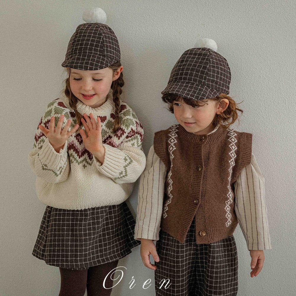 ［OREN］Miel pompom wool cap