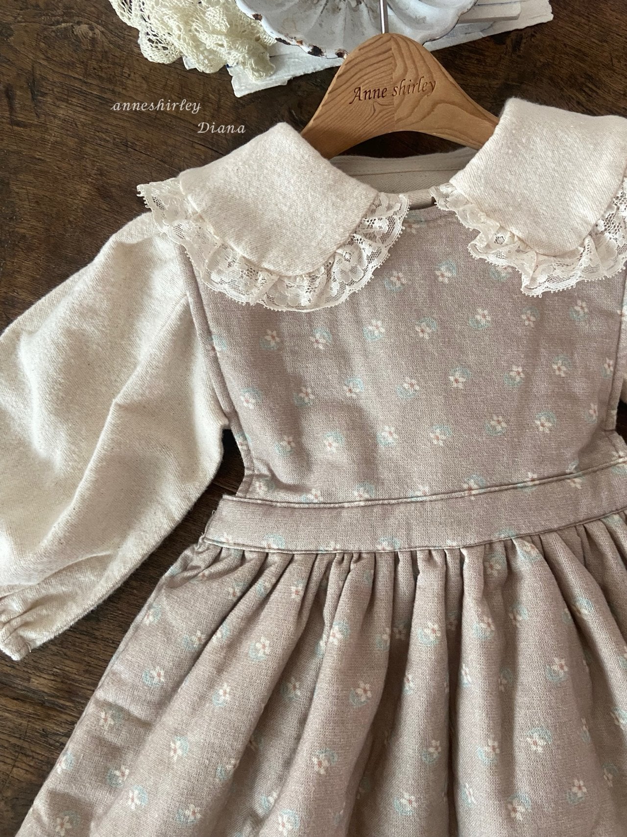 ［Anne shirley］Jaine one-piece (flower)