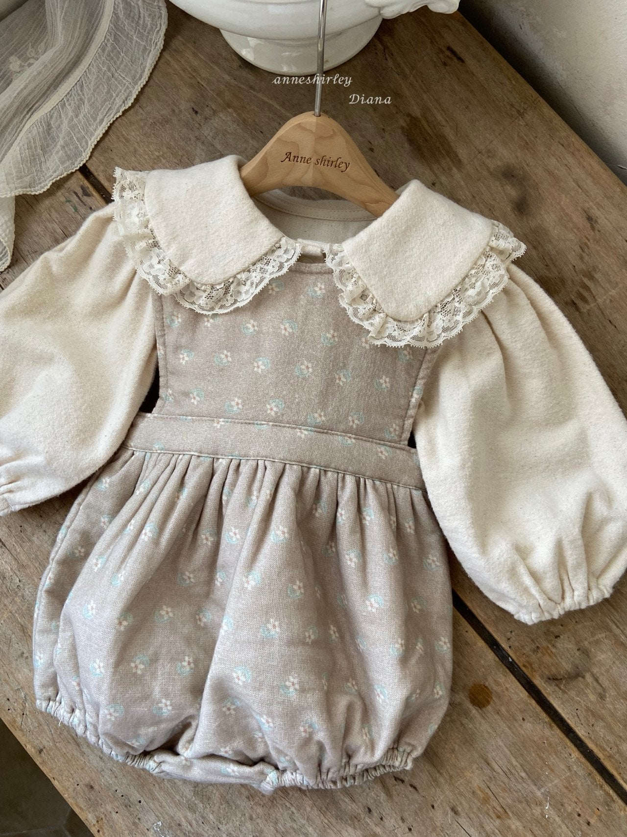 ［Anne shirley］Jaine rompers (flower)