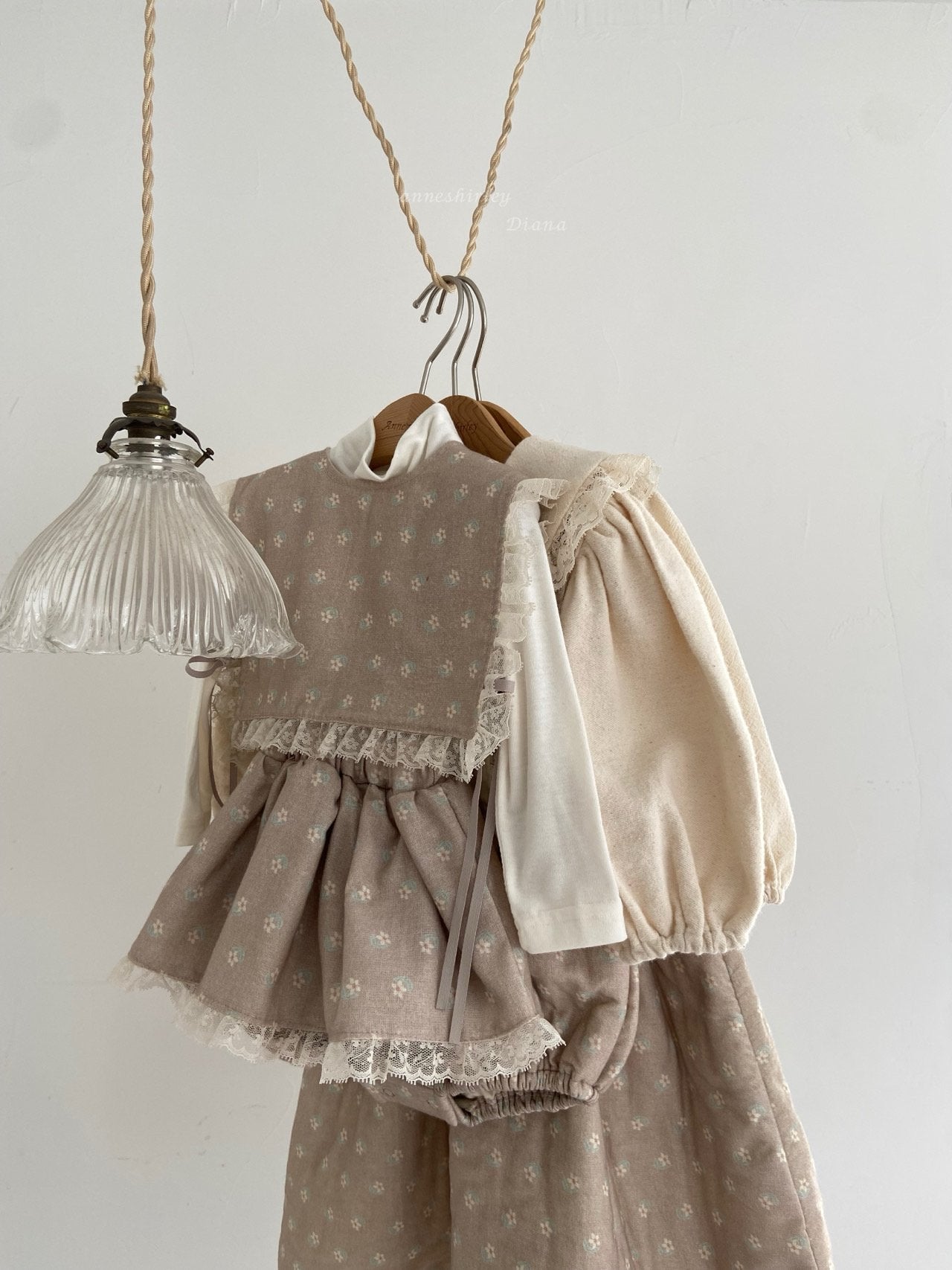 ［Anne shirley］Jaine rompers (flower)