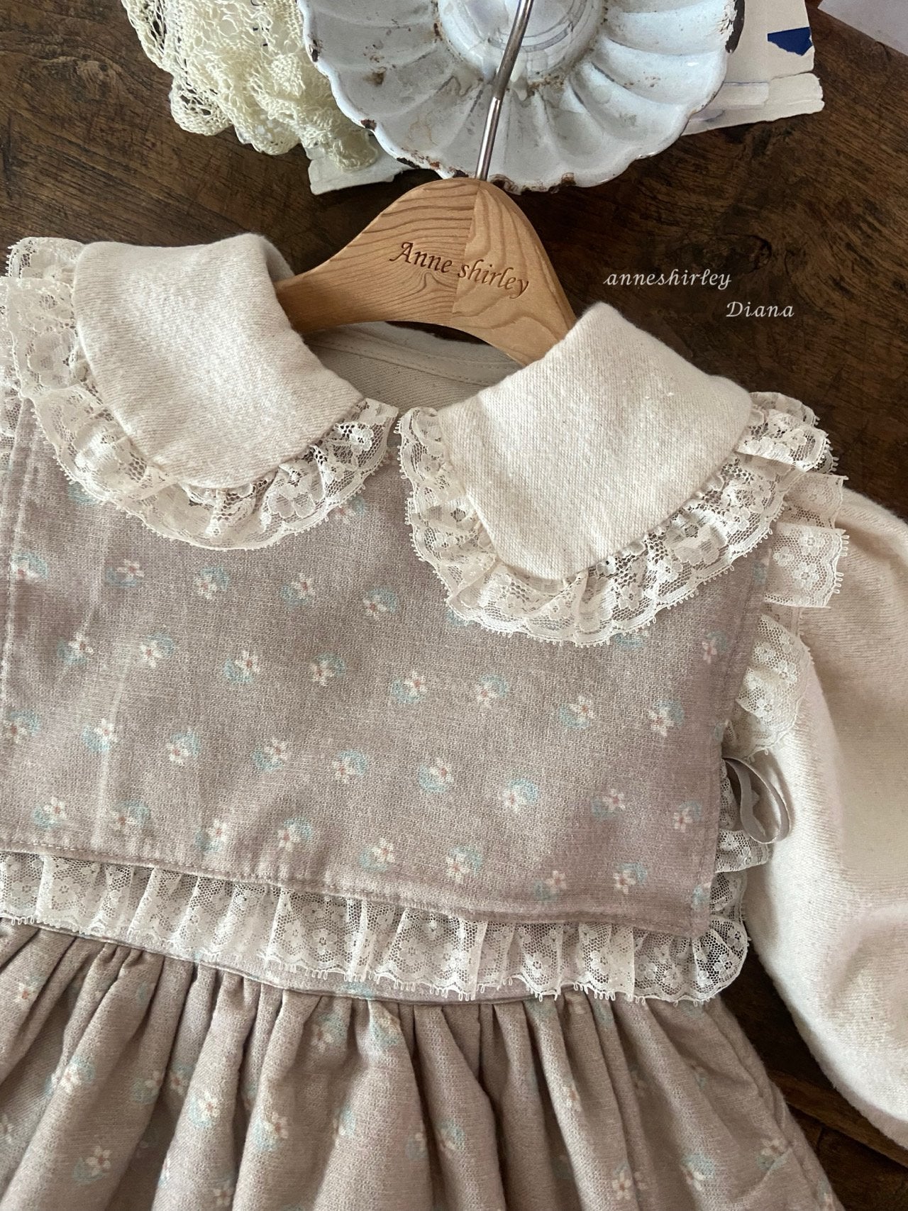 ［Anne shirley］Ange lace bustier (flower)