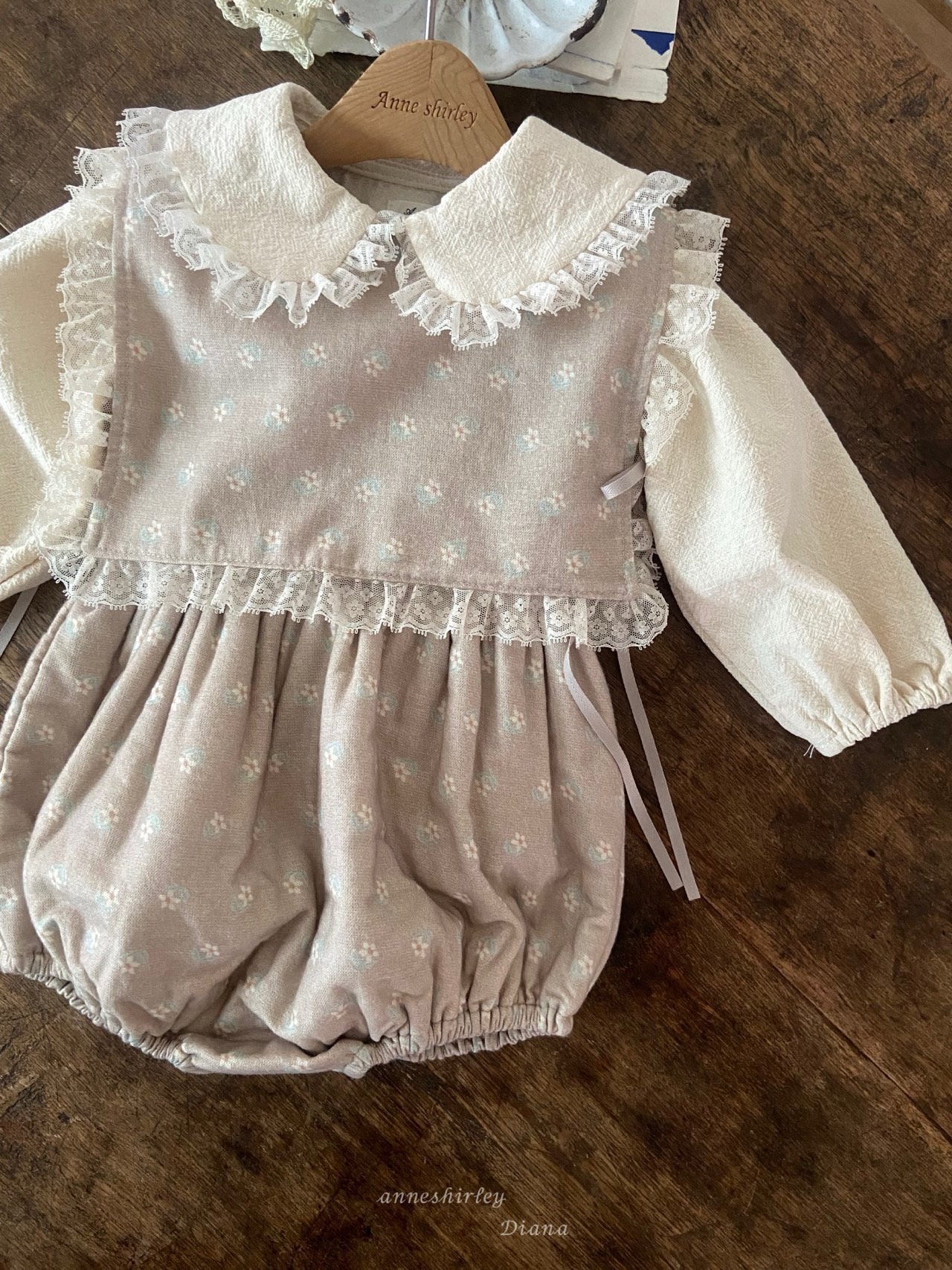 ［Anne shirley］Ange lace bustier (flower)