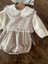 ［Anne shirley］Ange lace bustier (flower)