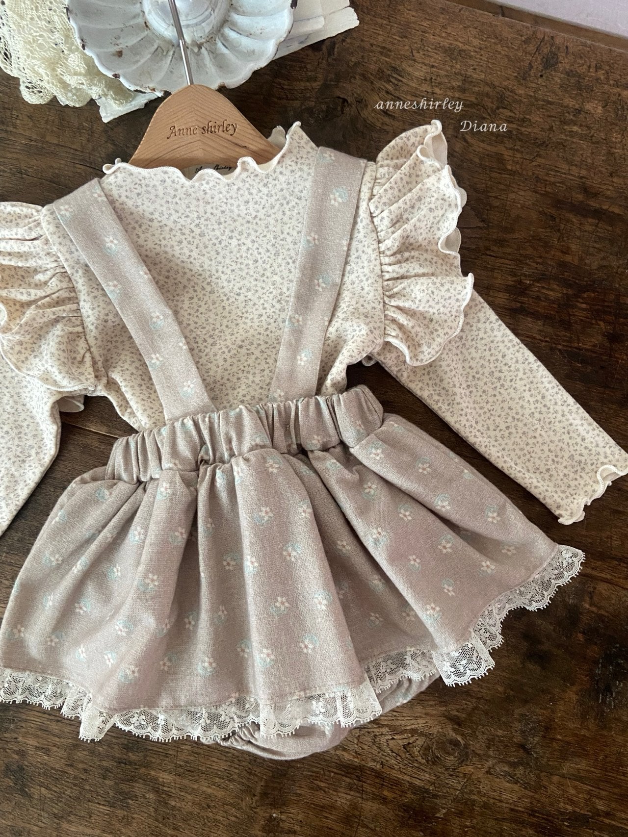 ［Anne shirley］Benny bloomer skirt (flower)