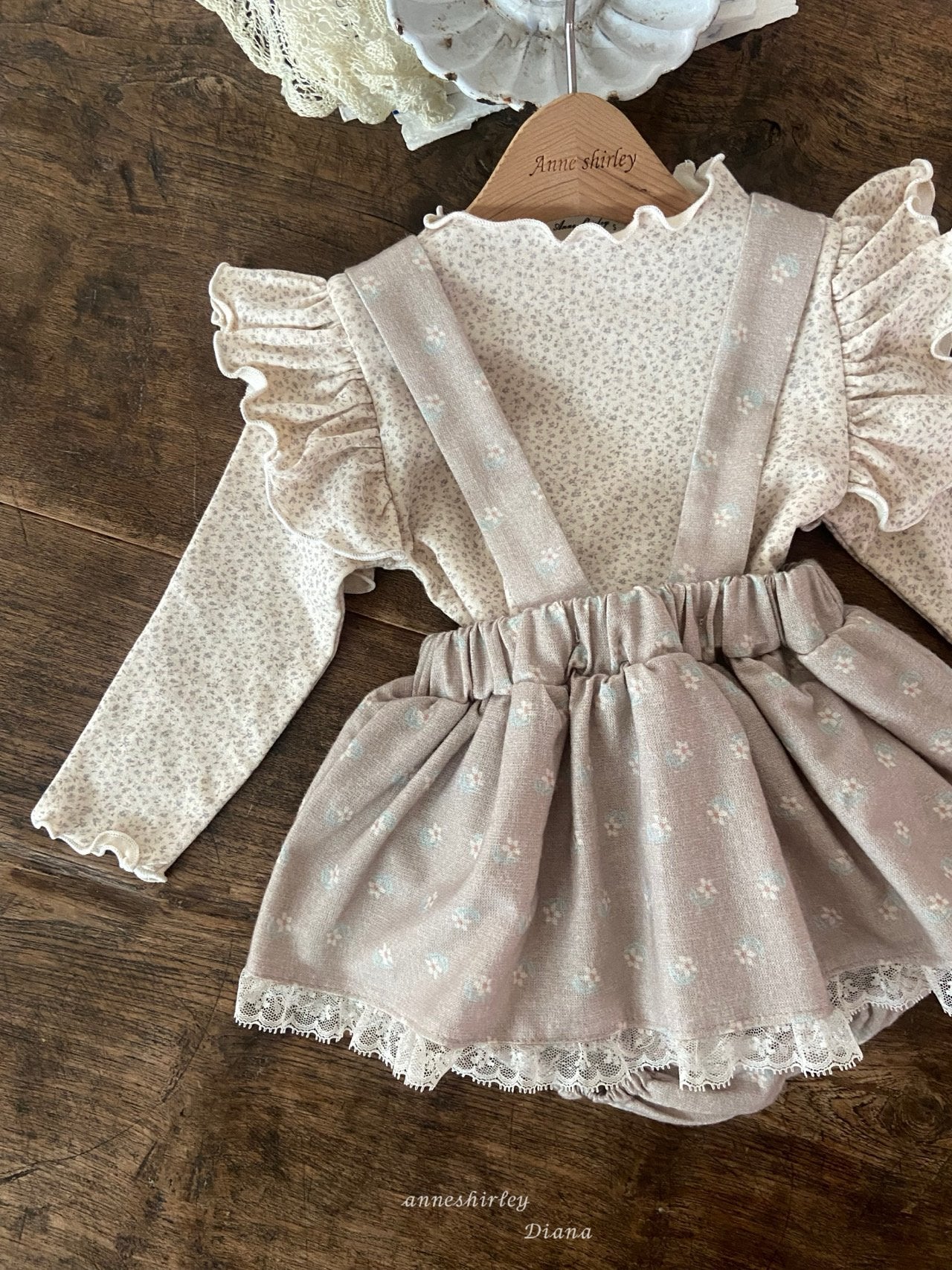 ［Anne shirley］Benny bloomer skirt (flower)