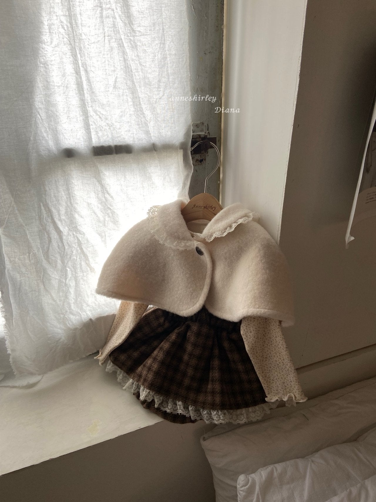 ［Anne shirley］Joane collar cape