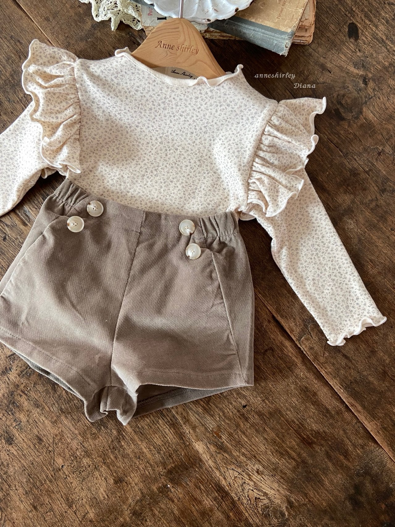 ［Anne shirley］Candy frill tops