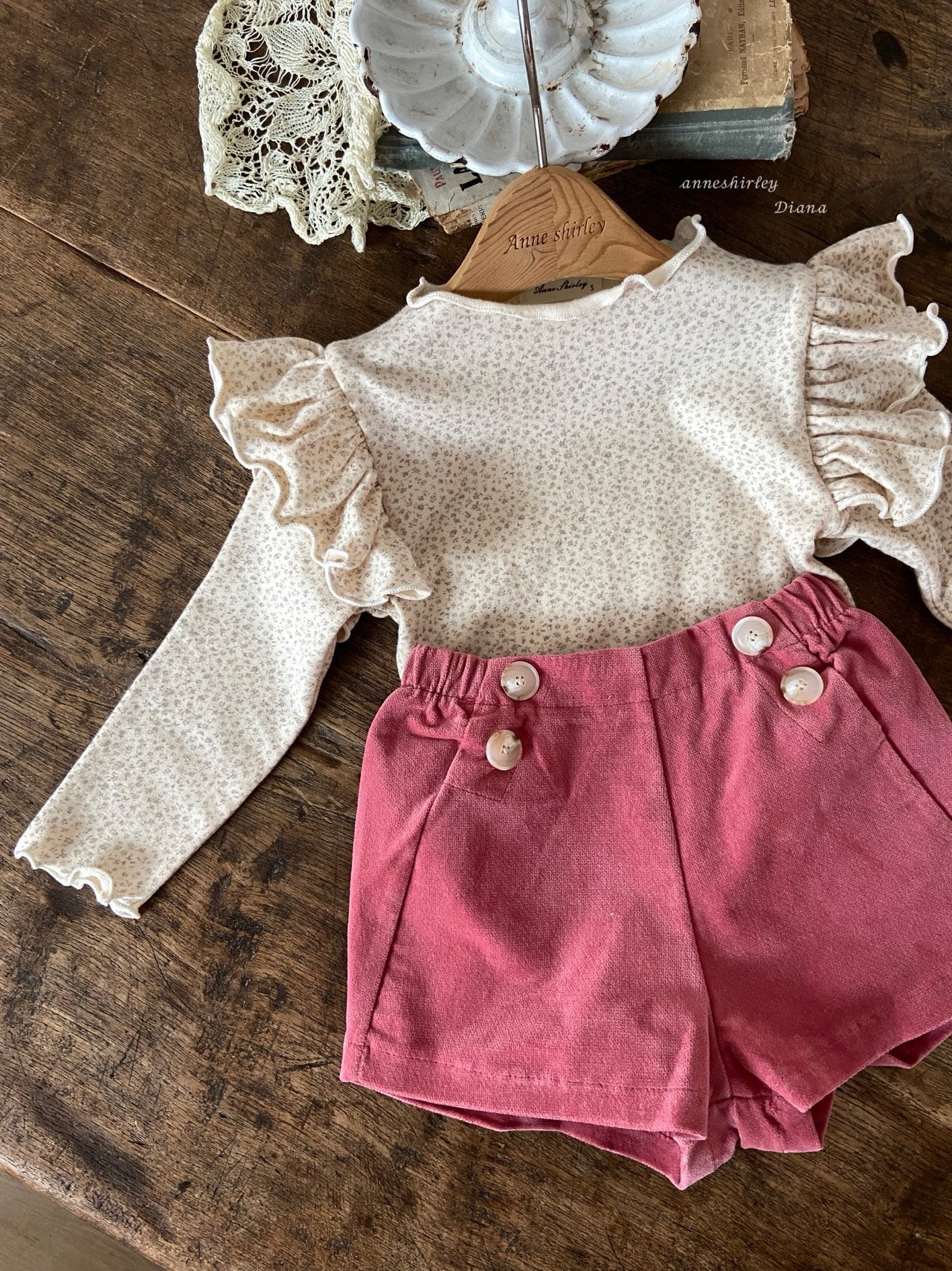 ［Anne shirley］Candy frill tops