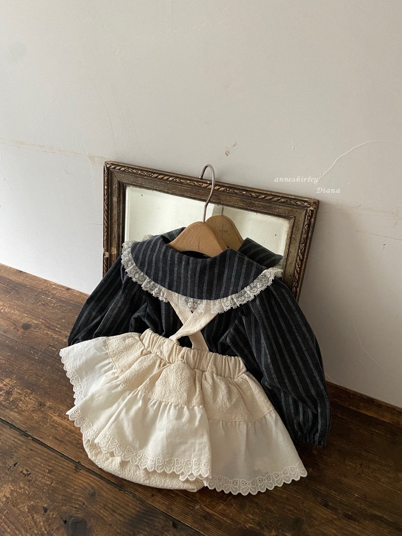 ［Anne shirley］Girls stripe blouse