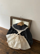 ［Anne shirley］Girls stripe blouse