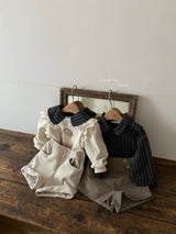 ［Anne shirley］Girls stripe blouse