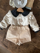 ［Anne shirley］Girls stripe blouse