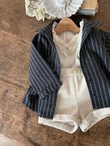 ［Anne shirley］Elle stripe shirt