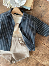 ［Anne shirley］Elle stripe shirt