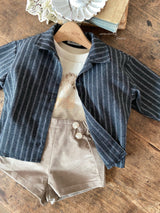 ［Anne shirley］Elle stripe shirt