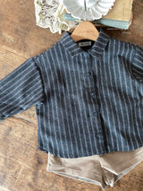 ［Anne shirley］Elle stripe shirt