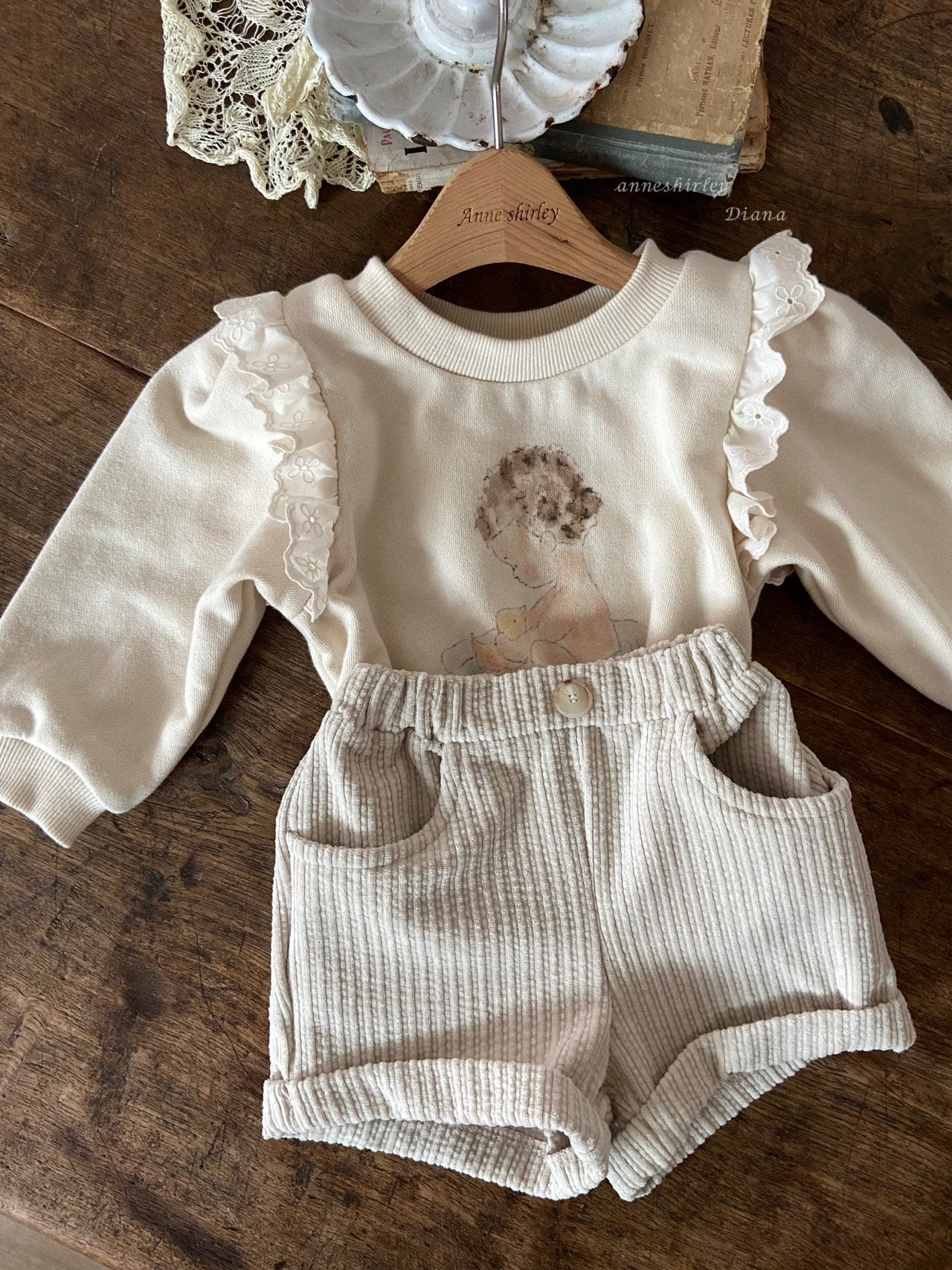 ［Anne shirley］Modern corduroy pants