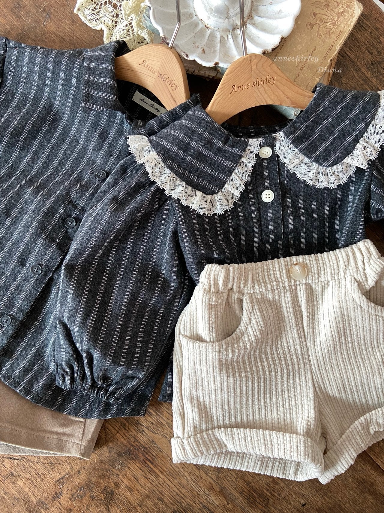 ［Anne shirley］Modern corduroy pants