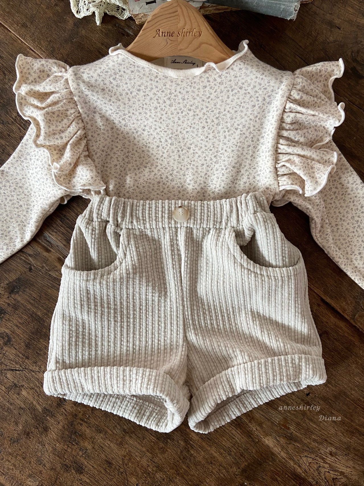 ［Anne shirley］Modern corduroy pants