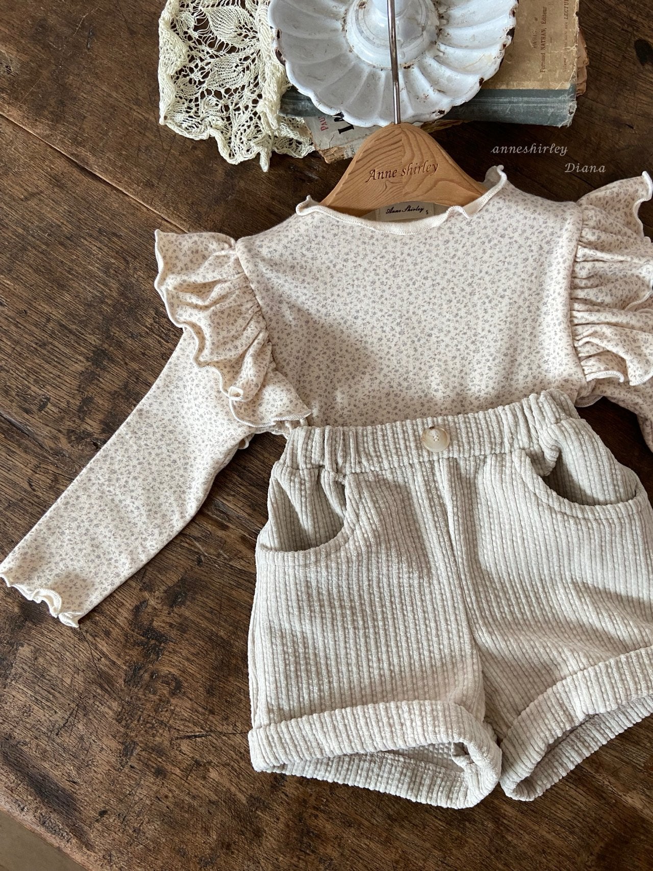 ［Anne shirley］Modern corduroy pants