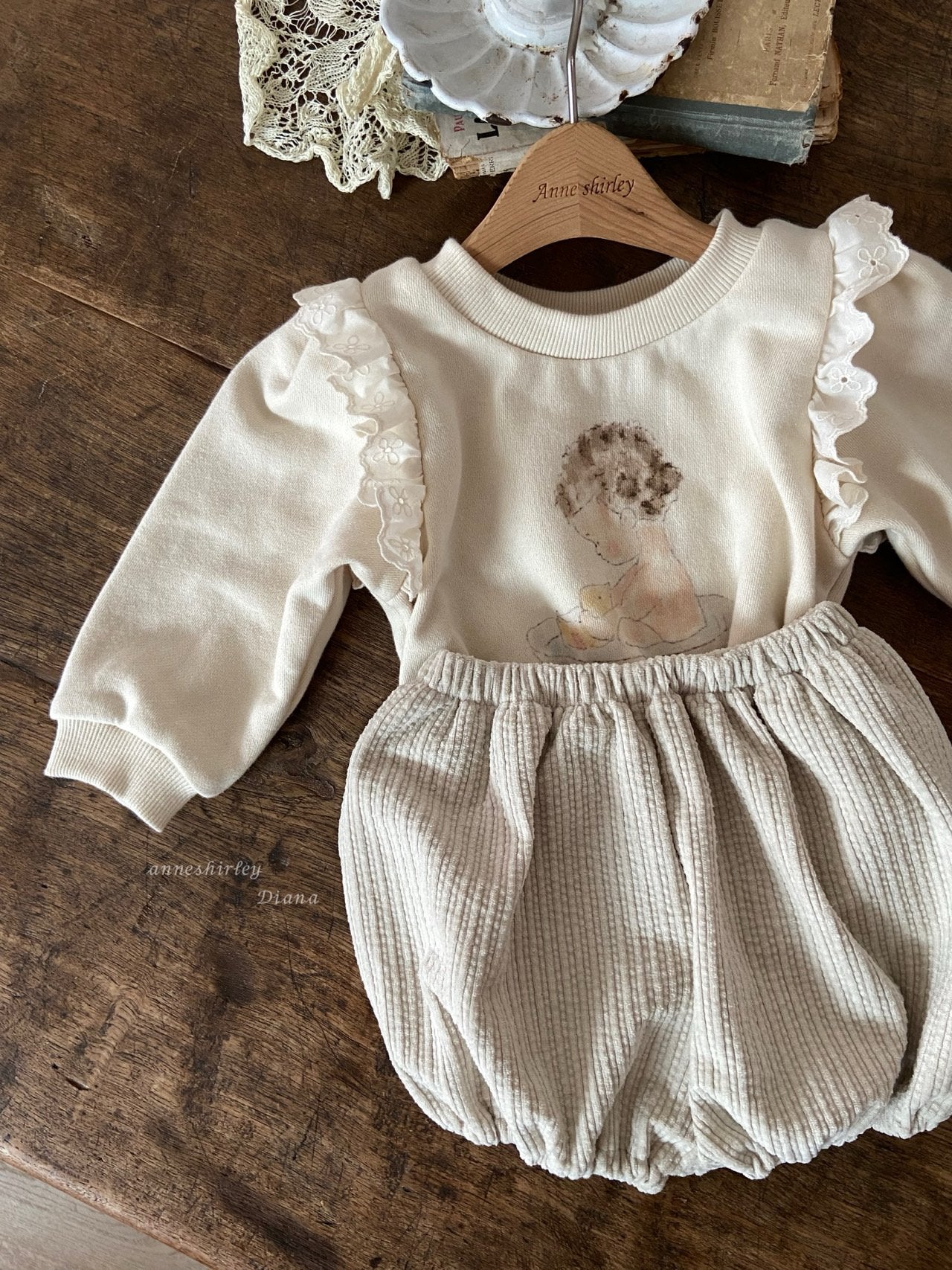 ［Anne shirley］Modern corduroy bloomer