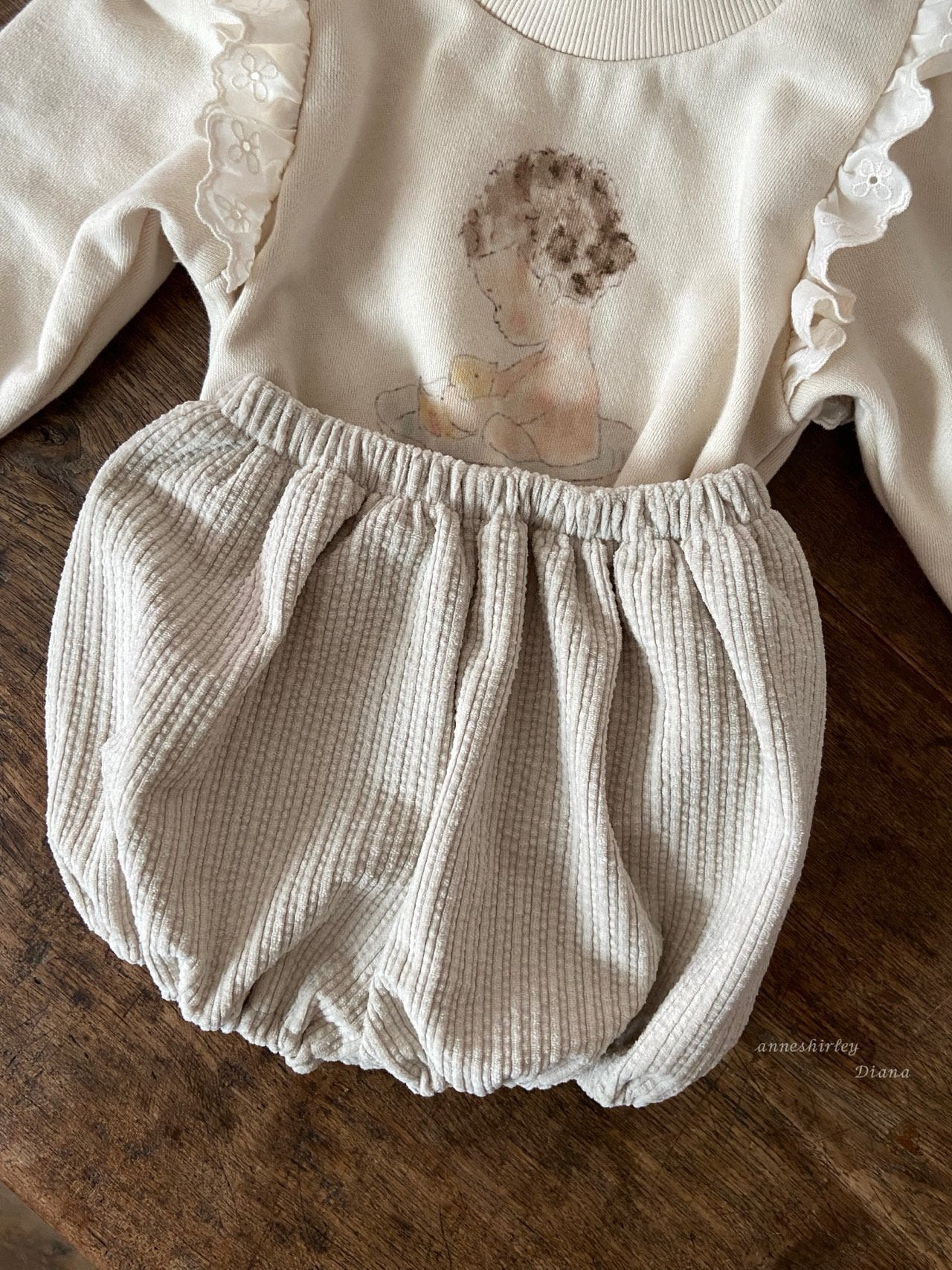 ［Anne shirley］Modern corduroy bloomer