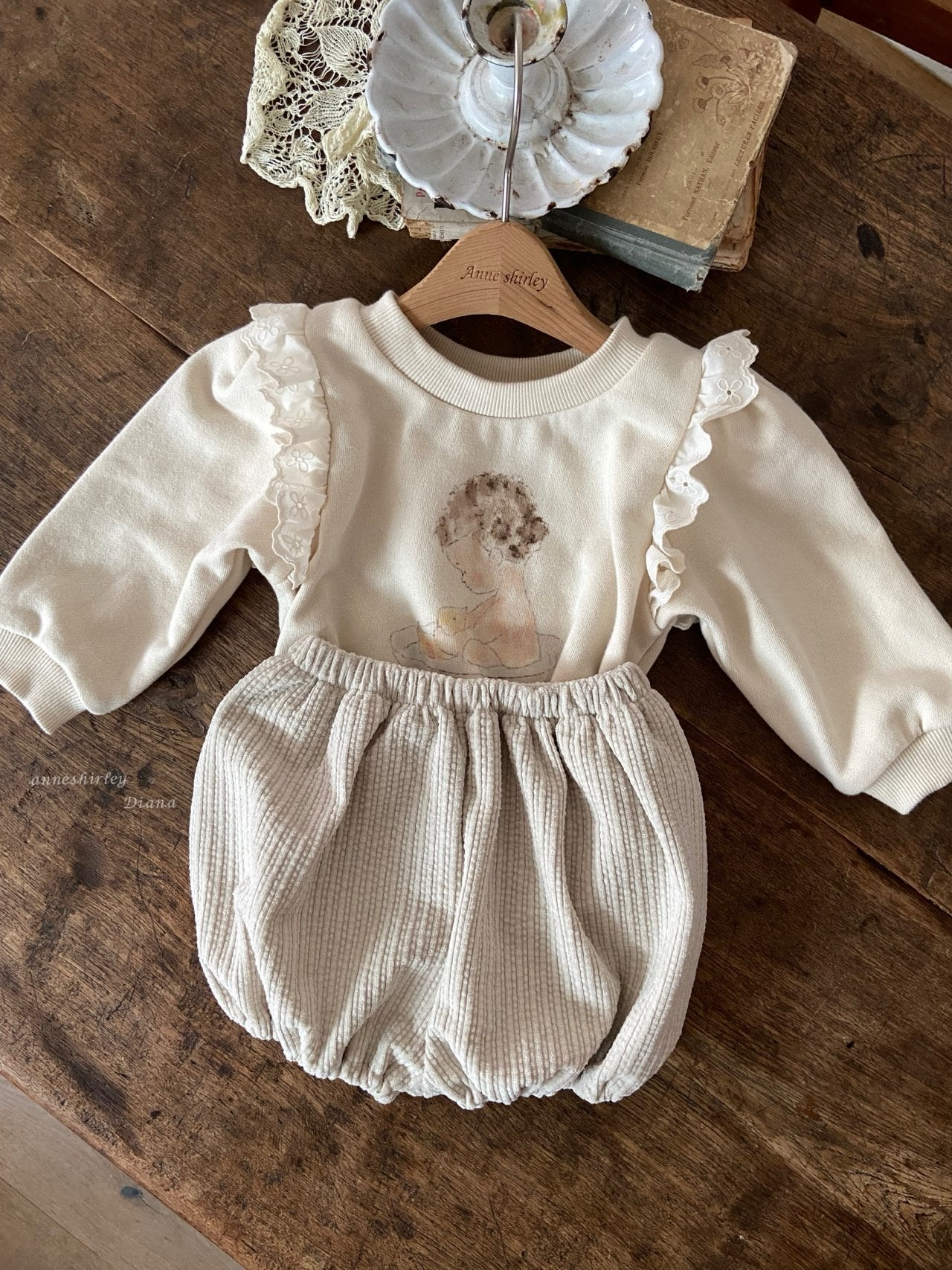 ［Anne shirley］Modern corduroy bloomer