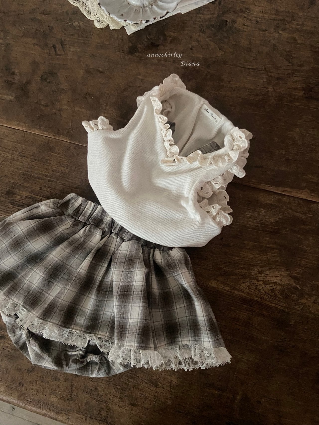 ［Anne shirley］Petit knit vest