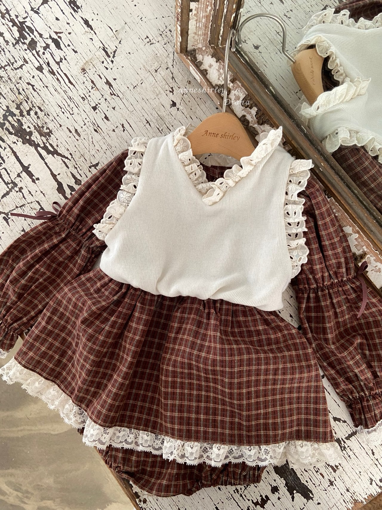 ［Anne shirley］Petit knit vest