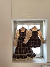 ［Anne shirley］Viviane suspender suit (lace)