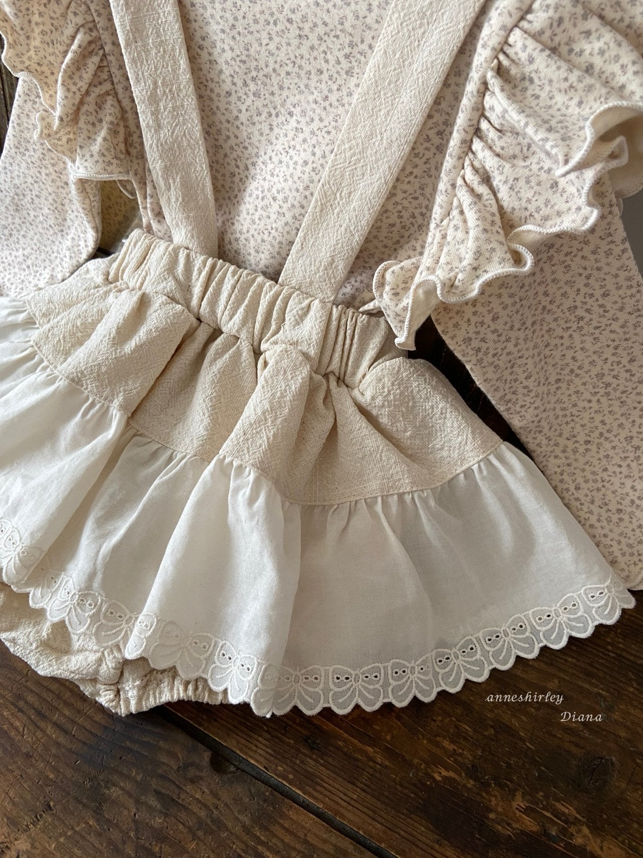 ［Anne shirley］Ribbon bloomer skirt