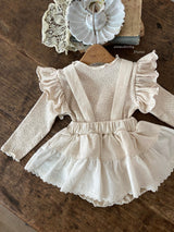 ［Anne shirley］Ribbon bloomer skirt