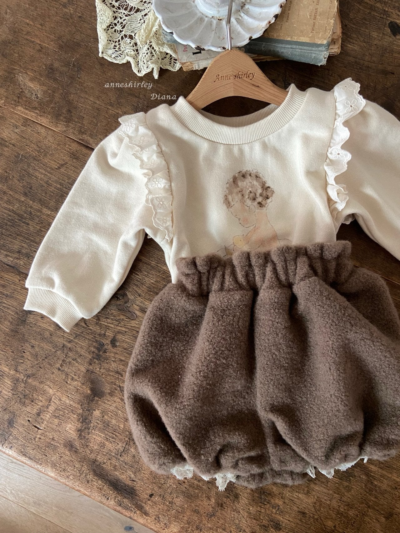 ［Anne shirley］Bear lace bloomer