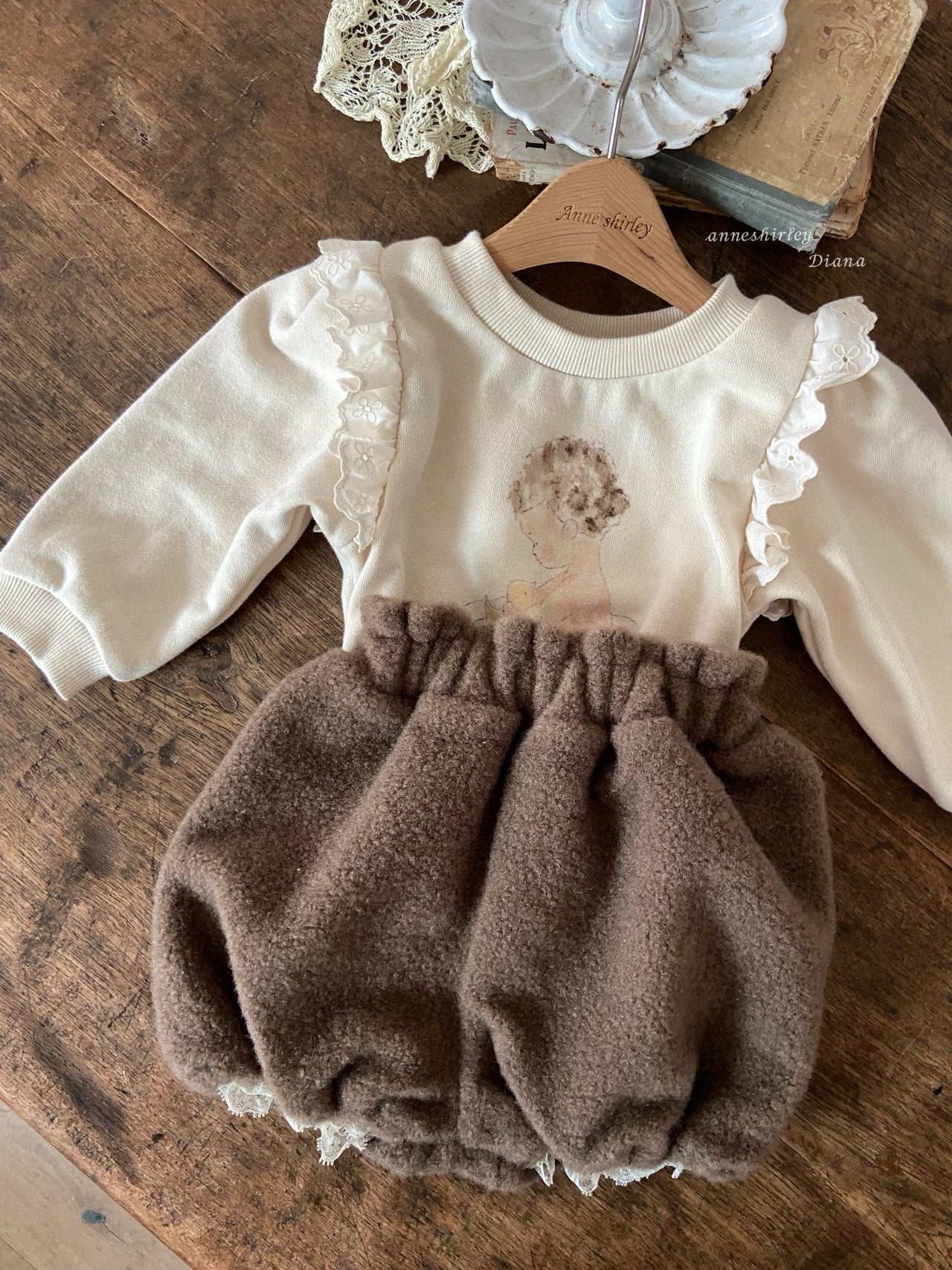 ［Anne shirley］Bear lace bloomer