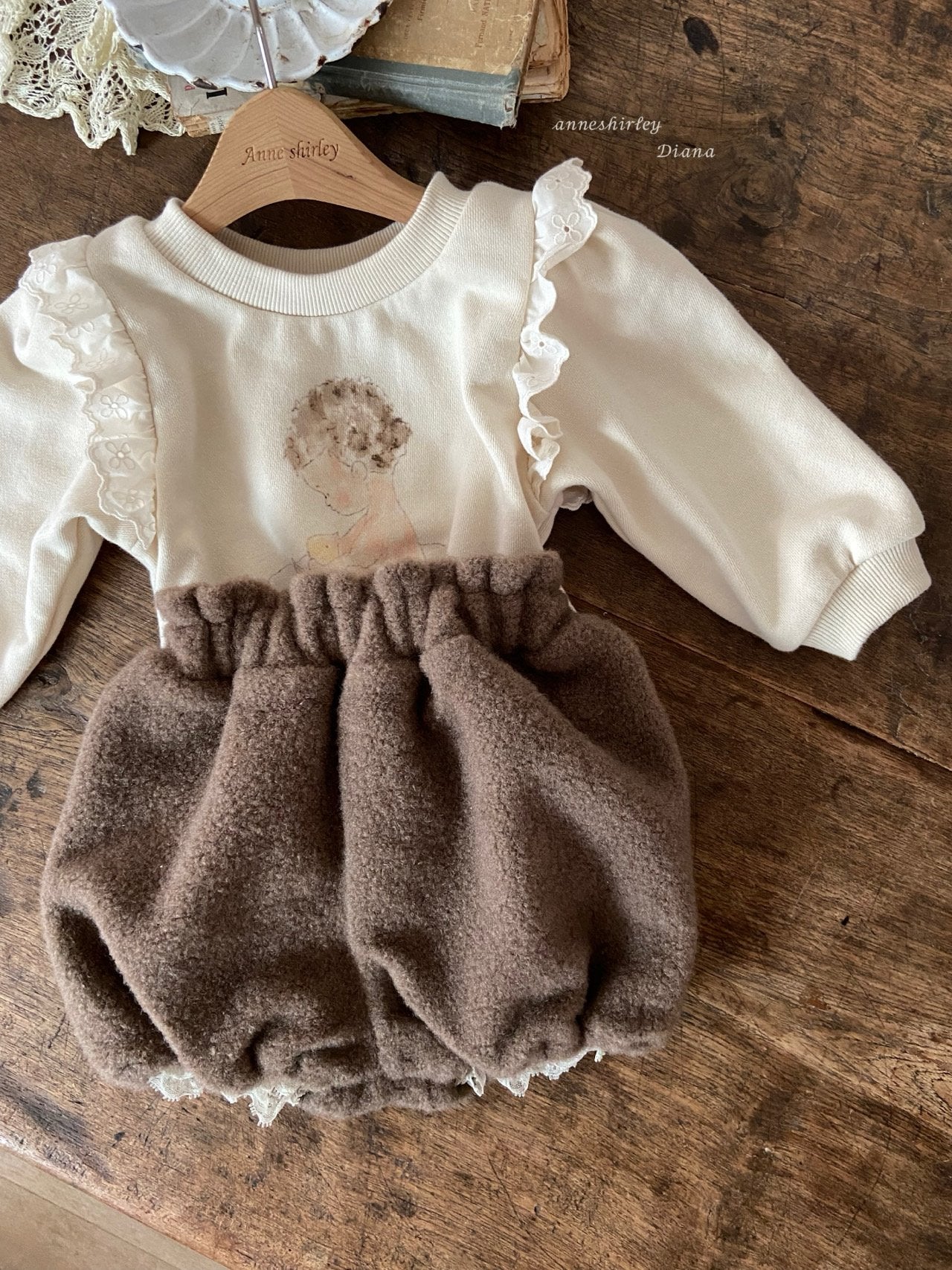 ［Anne shirley］Bear lace bloomer